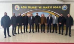 Ağrı'da mali müşavirler ve ATSO yönetimi bir araya geldi