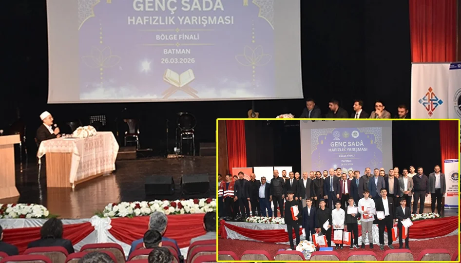 Batman’da Genç Hafızlar Sahne Aldı: “Genç Sadâ Hafızlık Yarışması” Bölge Finali Tamamlandı