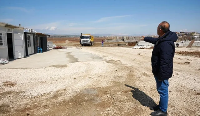 Batman'da yapımı süren yeni çevre yolu çalışması