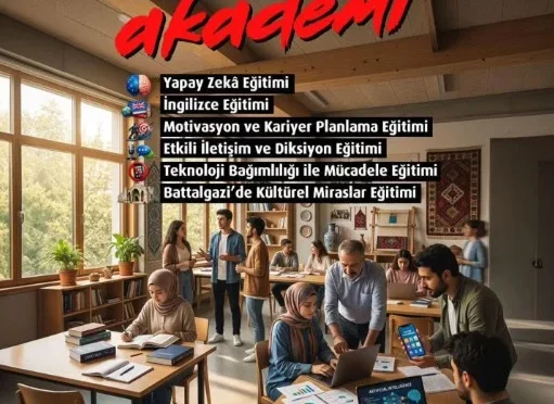 Battalgazi Kültür Akademi başvurularının başladığını gösteren görsel