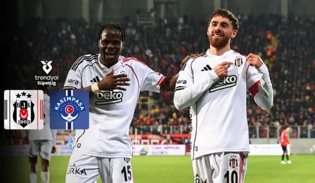 Beşiktaş ve Kasımpaşa futbol takımlarının Süper Lig maçı öncesi muhtemel 11'leri ve maç analizi