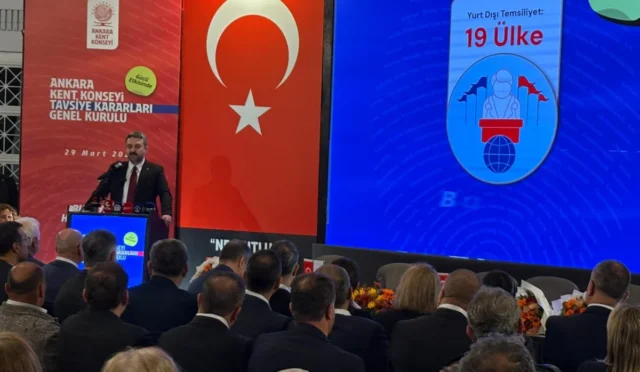 Ankara Kent Konseyi genel kurulunda Başkent'in geleceği için tavsiye kararları görüşülüyor.