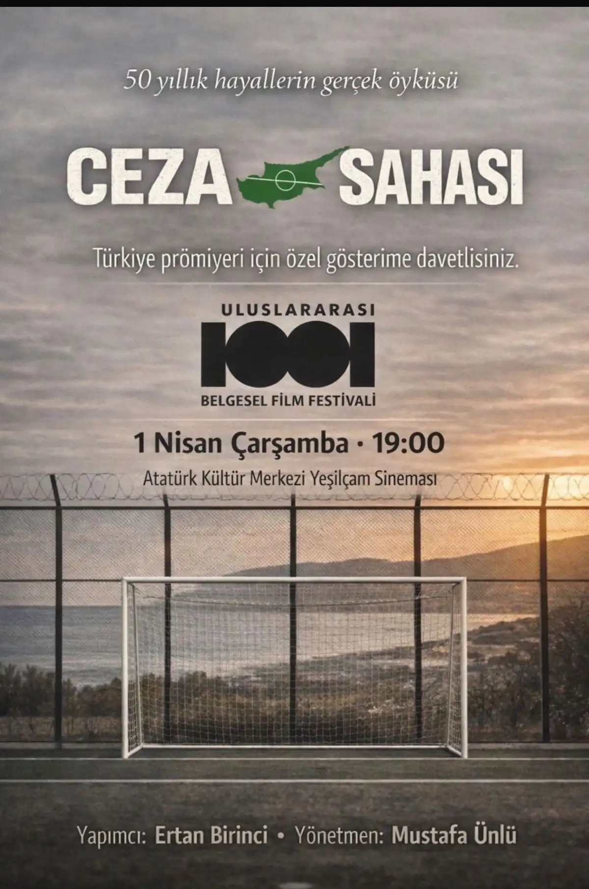 Yarım Asırlık Hayaller Sahne Alıyor: “Ceza Sahası” Belgeseli İstanbul’da Prömiyer Yapıyor