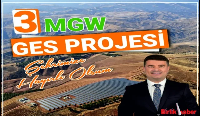 Aksaray Belediyesi Kılıçarslan Tepesi'ne kurulan 3 MW Güneş Enerjisi Santrali