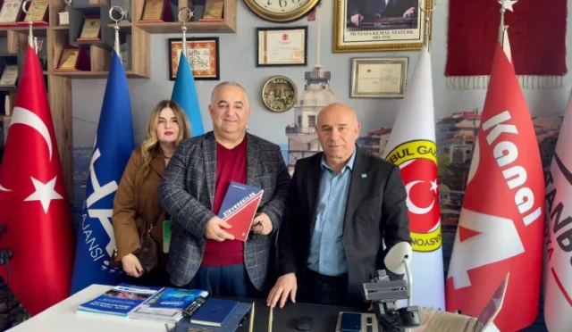 Kıbrıs Genç TV ve İstanbul Medya Grubu yöneticileri, medya iş birliklerini görüşmek üzere bir araya geldi.