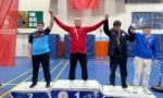 Bursa Büyükşehir Belediyespor güreşçileri U15 İl Birinciliği'nde kazandıkları madalyalarla birlikte