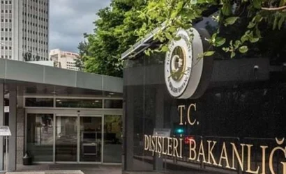 Dışişleri Bakanlığı logosu ve Türkiye haritası
