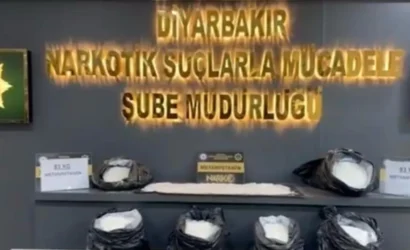 Diyarbakır'da tırda ele geçirilen 81 kilo sentetik uyuşturucu operasyonu