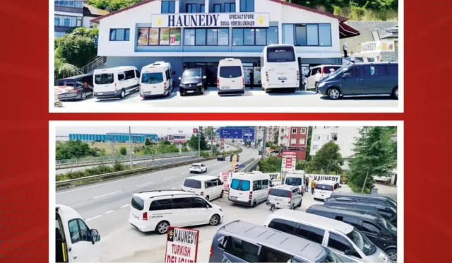 Doğu Karadeniz'in yeşil yaylaları ve yöresel ürünleri sunan bir mağaza