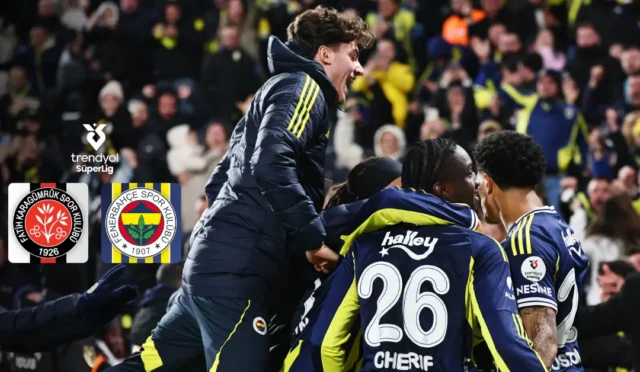Fenerbahçe futbol takımı, Fatih Karagümrük maçı öncesi antrenman yaparken