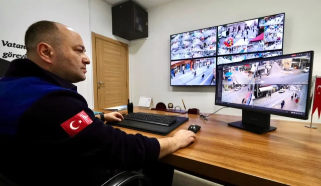 Giresun'da güvenlik kameraları ile kent güvenliği sağlanıyor