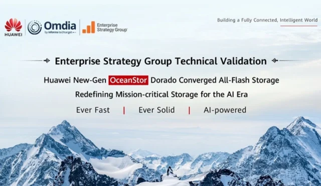 Huawei OceanStor Dorado Converged All-Flash Storage ürünü, Enterprise Strategy Group teknik doğrulama raporu onayı