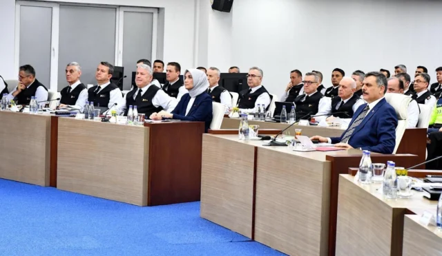 İçişleri Bakanı Mustafa Çiftçi, Jandarma Genel Komutanlığı'nı ziyaret ediyor.