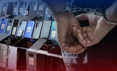 İstanbul'da kaçak cep telefonu operasyonunda polisin topladığı elektronik ürünler