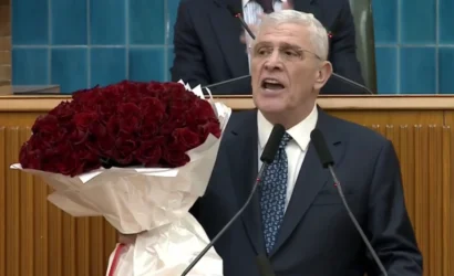 İYİ Parti Genel Başkanı Müsavat Dervişoğlu, TBMM grup toplantısında konuşurken