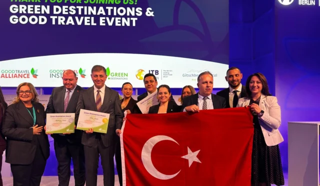 İzmir Büyükşehir Belediyesi'nin ITB Berlin'den kazandığı sürdürülebilir turizm sertifikaları ve ödülleri