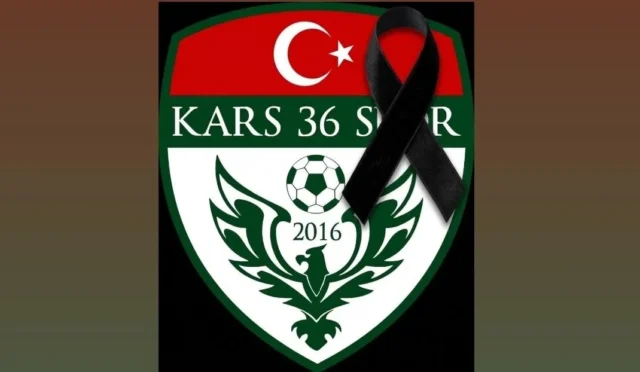 Kars 36 Spor Kulübü logosu ve 'Teşekkürler' yazısı