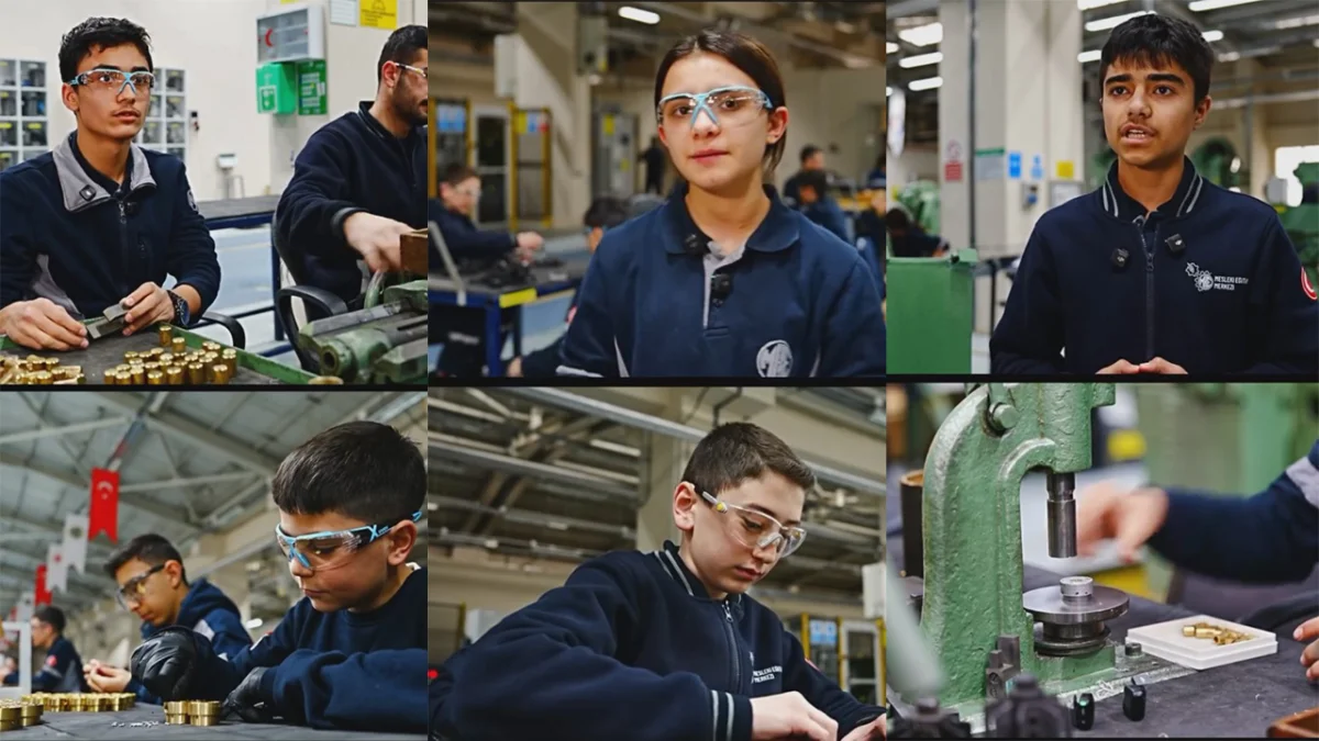 Kırıkkale’de Savunma Sanayisine Nitelikli Gençler Yetişiyor: Öğrenciler Üretim Sahasında Eğitim Alıyor