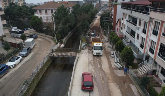 Kocaeli Körfez'de yolları yenilenen sokaklar