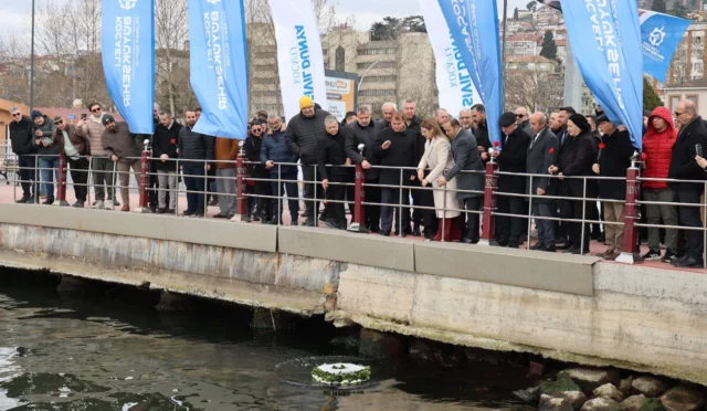 Kocaeli'de Üsküdar Vapuru faciasının 68. yıl dönümü anma töreni