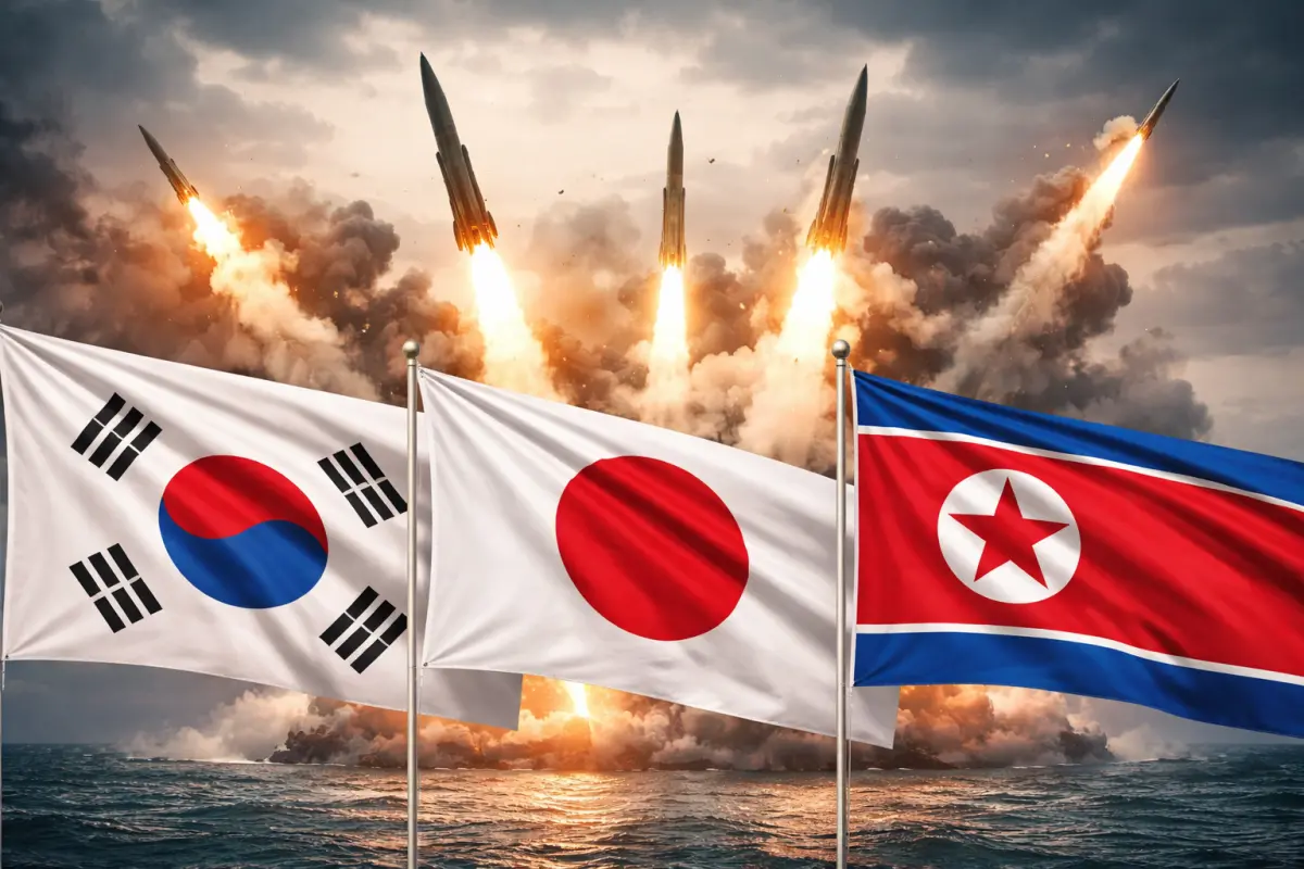 Kuzey Kore’den Japon Denizi’ne 10 Balistik Füze Denemesi: Bölgede Gerilim Tırmanıyor