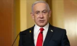İsrail Başbakanı Binyamin Netanyahu, İran saldırıları sonrası açıklama yapıyor.