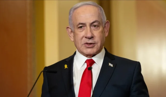 İsrail Başbakanı Binyamin Netanyahu, İran saldırıları sonrası açıklama yapıyor.