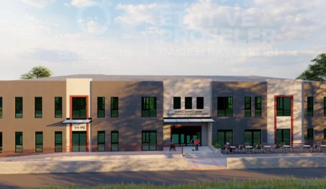 Ordu'da yeni inşa edilen engelli bakım ve rehabilitasyon merkezinin temel atma töreninden bir görüntü.