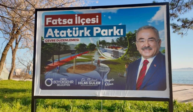 Ordu Fatsa Atatürk Parkı'nın yenilenen modern yüzü
