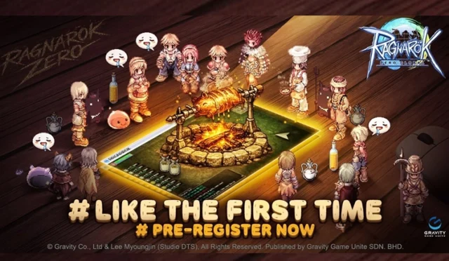 Ragnarok Zero Global PC sunucusu için ön kayıtların başladığını duyuran oyun görseli