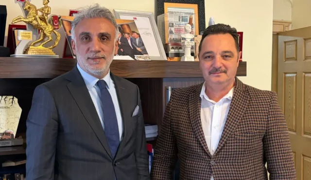 RATEM Başkanı Vedat Gündoğan, TİMBİR Genel Başkanı Dr. Süleyman Basa'yı ziyaret etti.