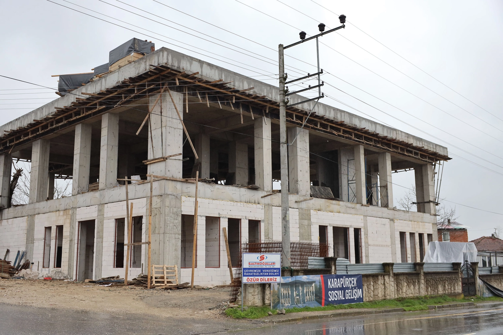 Sakarya’da Sosyal Gelişim Merkezi İnşaatı Hızla İlerliyor: Yüzde 60 Tamamlandı