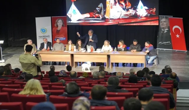 Tekirdağ Büyükşehir Belediyesi sürü büyütme projesi kapsamında noter huzurunda kura çekimi yapılıyor