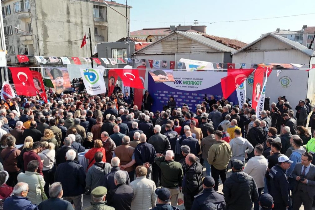 Tekirdağ’da “TEK Market” Zinciri Büyüyor: Şarköy’de Yeni Şube Açıldı, Dayanışma Vurgusu Yapıldı