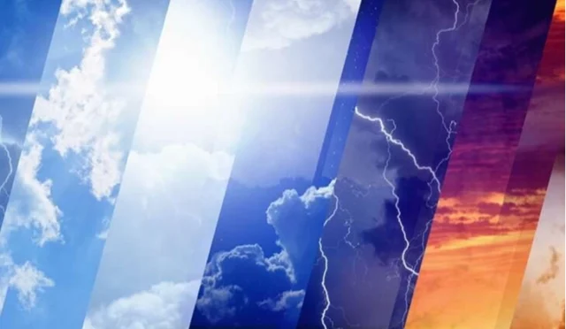 Türkiye haritasında yağışsızlık ve Doğu'daki çığ tehlikesini gösteren görsel