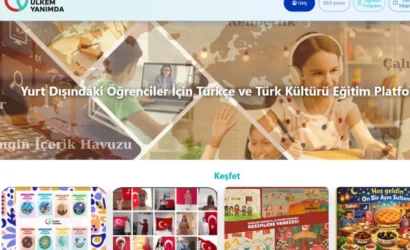 Ülkem Yanımda platformu logosu ve ana sayfasından görseller.