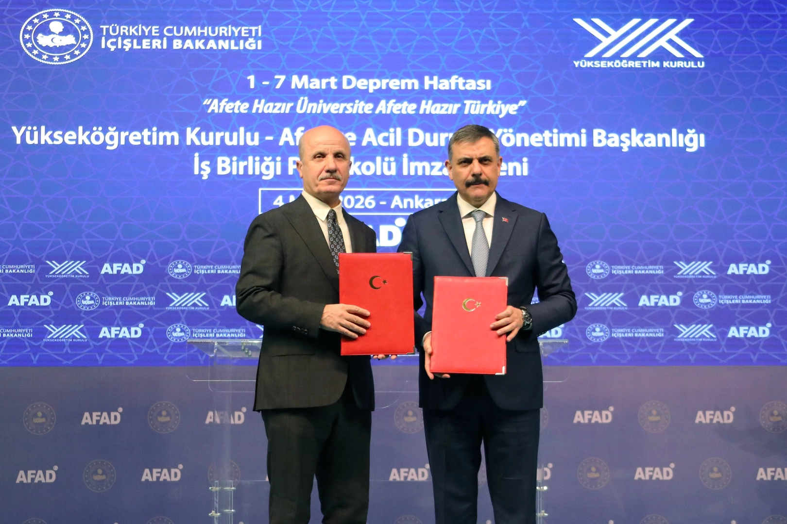 YÖK ve AFAD El Ele: Üniversiteler Afetlere Karşı Daha Güçlü Olacak