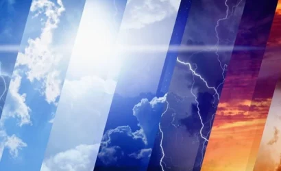 Türkiye haritası üzerinde hava durumu uyarılarını gösteren görsel