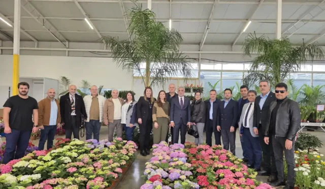 RATEM heyeti, Adana'daki Garden Koala üretim tesislerini ziyaret ederek orkide seralarını inceledi.