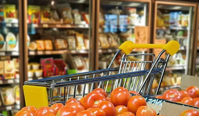 TÜİK logosu ve enflasyon grafiklerini temsil eden soyut bir görsel