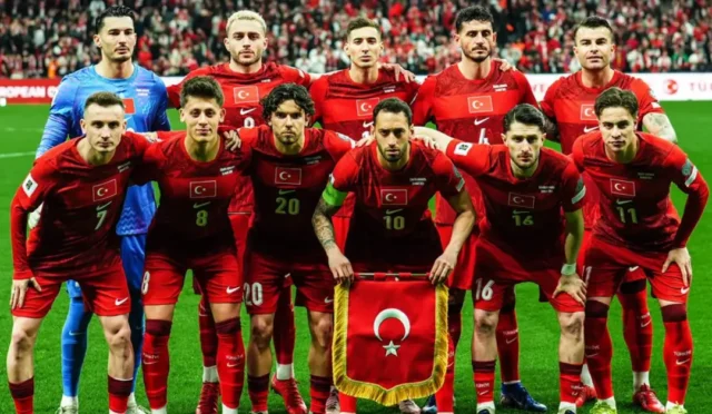 Türkiye A Milli Futbol Takımı'nın FIFA dünya sıralamasındaki yükselişini gösteren görsel