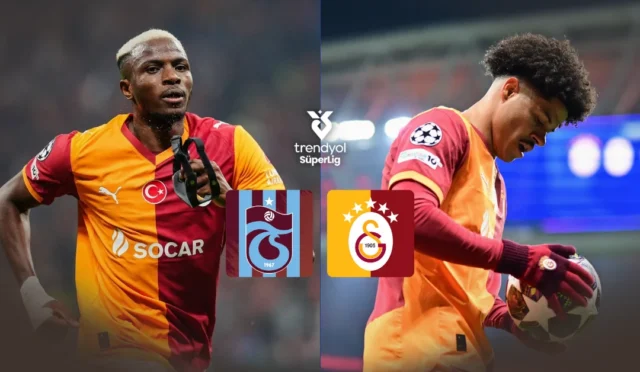 Galatasaray'ın Trabzonspor maçı kadrosunda yer almayan oyuncularını gösteren görsel