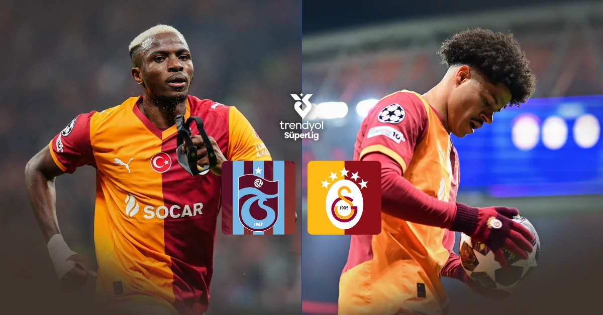 Galatasaray’da Trabzonspor Maçı Kadrosu Belli Oldu: İki Önemli İsim Yok!