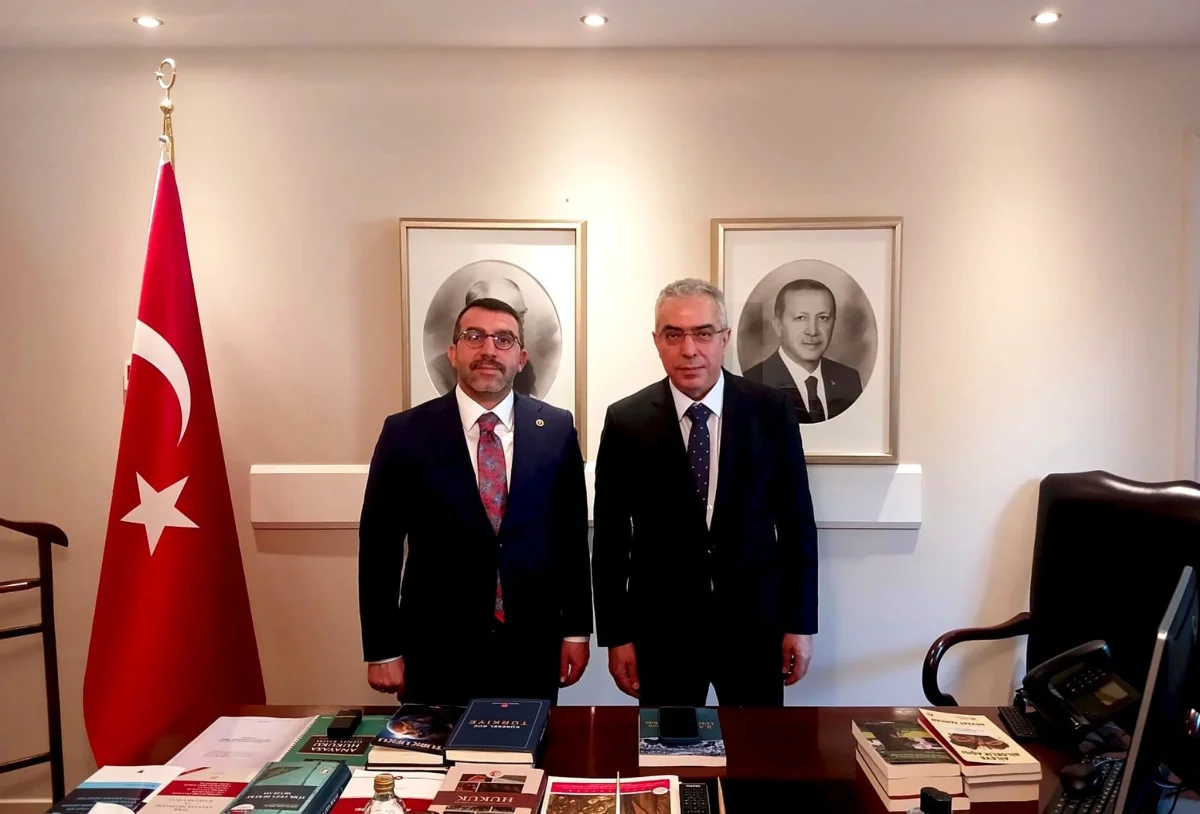 Milletvekili Adem Çalkın, Cumhurbaşkanı Başdanışmanı Mehmet Uçum’u Ziyaret Etti: Kars’ın Gündemi Masadaydı