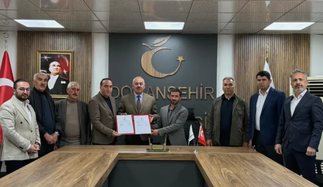 Malatya Sürgü Mahallesi taziye evi protokol imza töreni