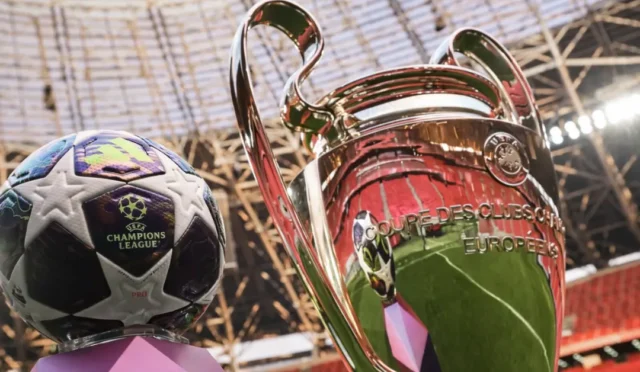 Şampiyonlar Ligi çeyrek final maçlarını gösteren görseller