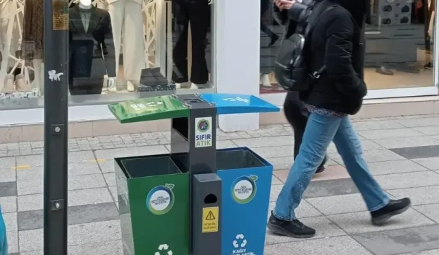 Ordu'da sıfır atık kutuları ve çevre temizliği