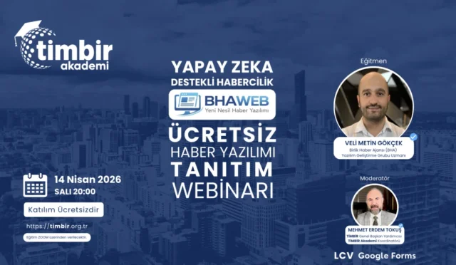 TİMBİR BHAweb ücretsiz haber yazılımı tanıtım webinari