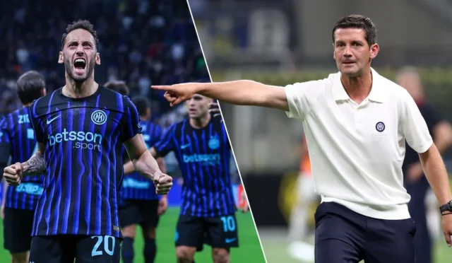 Inter teknik direktörü Cristian Chivu'nun Hakan Çalhanoğlu'nun sözleşme yenilemesi için yönetime olumlu rapor verdiği haberinin görseli.