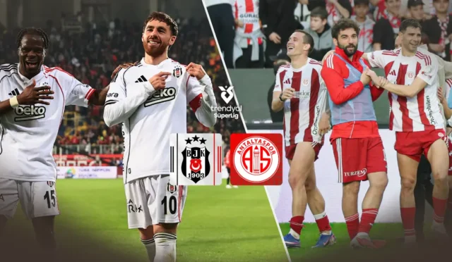 Beşiktaş ve Antalyaspor futbol takımlarının Süper Lig maçı öncesi Dolmabahçe'de karşı karşıya geleceği haberinin görselleri